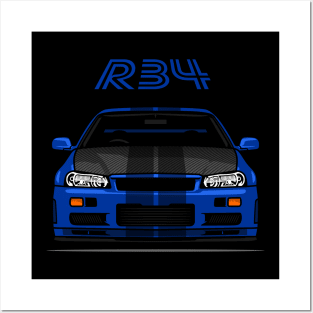 Nissan R34 Posters and Art